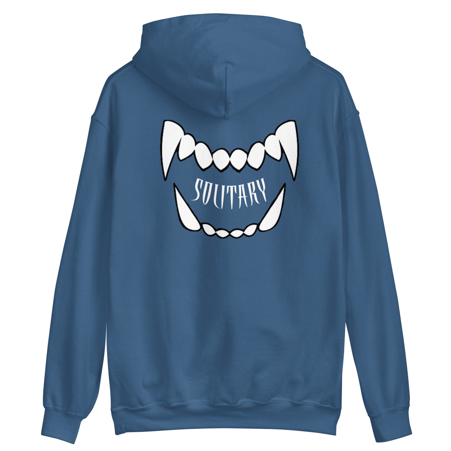 Fangs Embroidered Solitary Hoodie